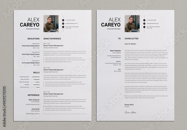 Fototapeta Resume/CV