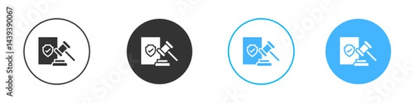 Fototapeta Code of conduct icon Vector Graphic set