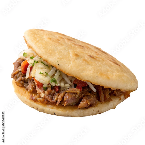 Fototapeta Single gordita isolated on a transparent background