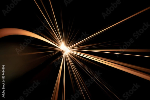 Fototapeta stars, explosion of sparks from an electrical short circuit.