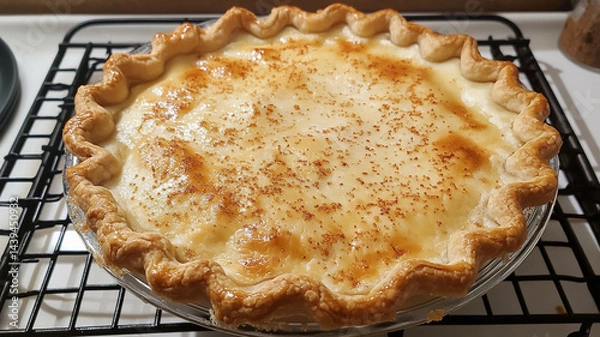 Obraz apple pie on a wooden board