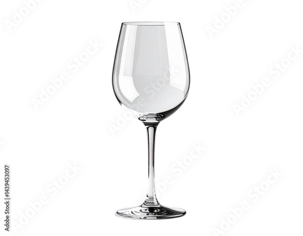 Fototapeta Empty Wine Glass