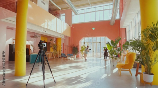 Obraz modern building interior