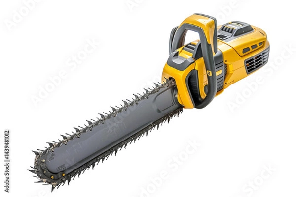 Fototapeta Precision Pruning: Cordless Hedge Trimmers for Effortless Trimming Isolated On White Background.