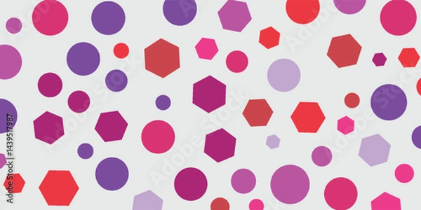 Fototapeta Light Purple, Pink vector polygonal illustration consisting of rectangles. Rectangular design for your business. Creative geometric background in origami style with gradient.