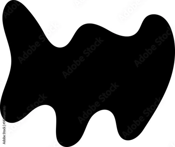 Fototapeta solid abstract cutout shape element