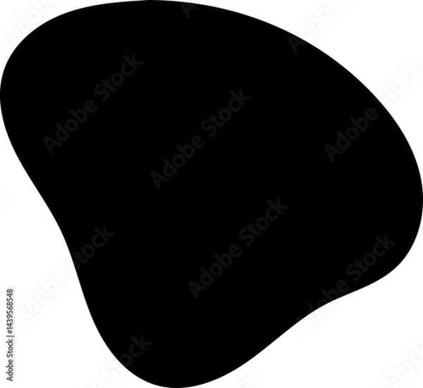 Fototapeta solid abstract cutout shape element