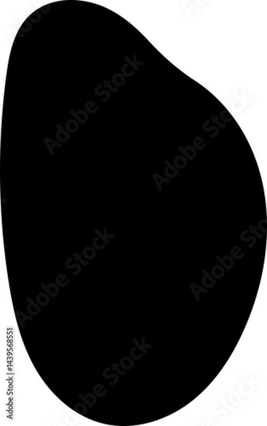 Fototapeta solid abstract cutout shape element