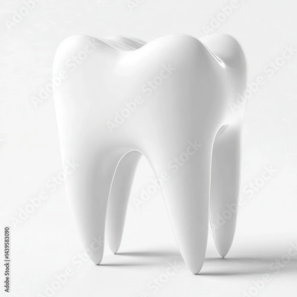 Fototapeta 3D Tooth, White, Isolated