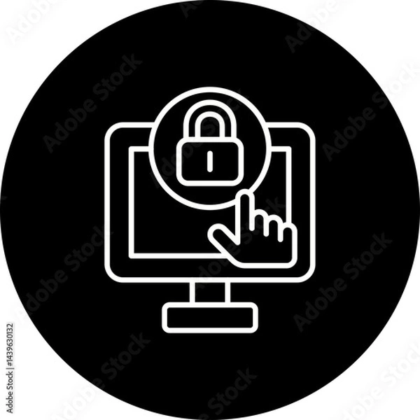 Fototapeta Access control Icon