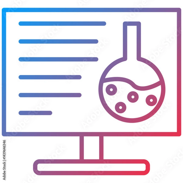 Obraz Online Chemistry Line Icon Style
