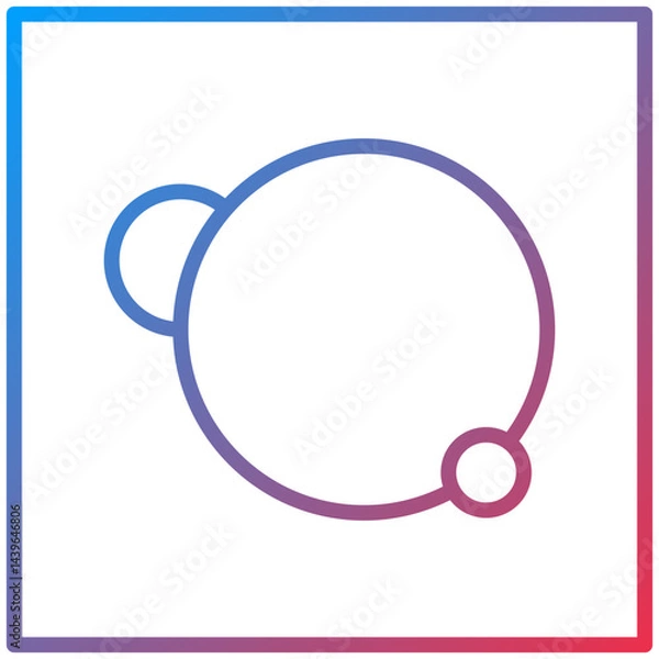 Obraz Calcium Line Icon Style
