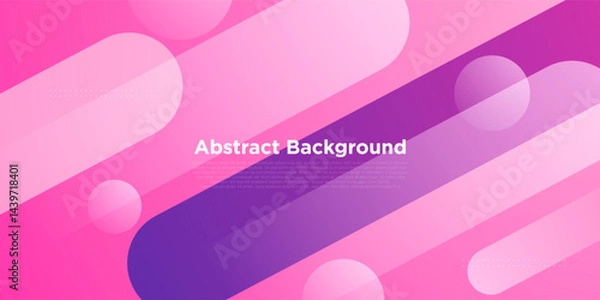 Obraz Abstract colorful rounded square background. Dynamic color shapes pattern design. Eps10 vector