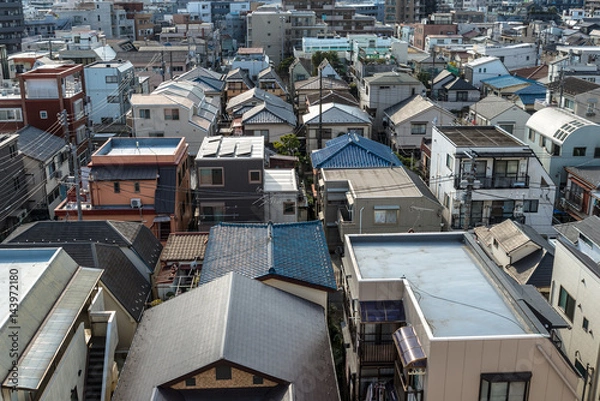 Obraz 東京の住宅密集地１