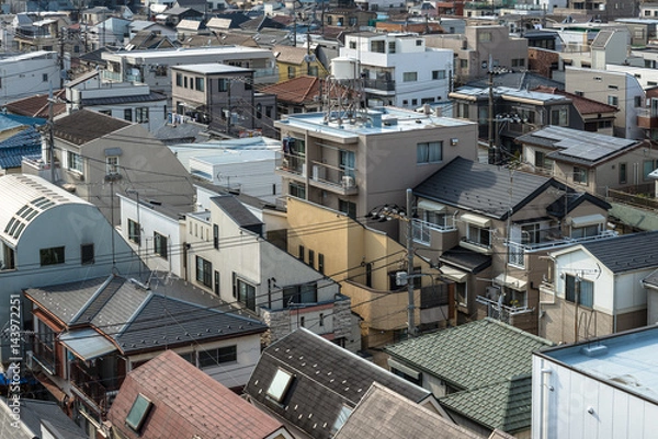 Obraz 東京の住宅密集地２