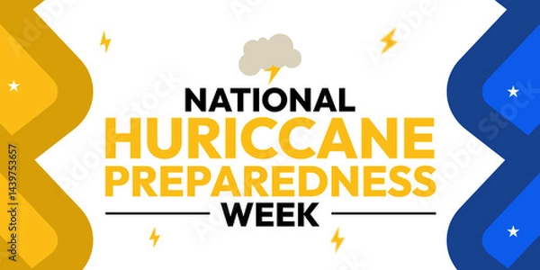 Fototapeta Promoting Safety and Readiness: National Hurricane Preparedness Week for Emergency Planning, Storm Awareness, and Disaster Response
