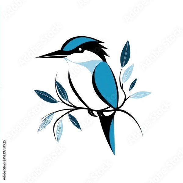 Fototapeta Serene Kingfisher