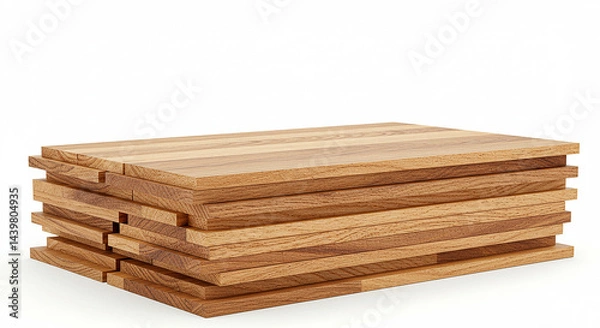 Fototapeta 다듬어진 나무 판재