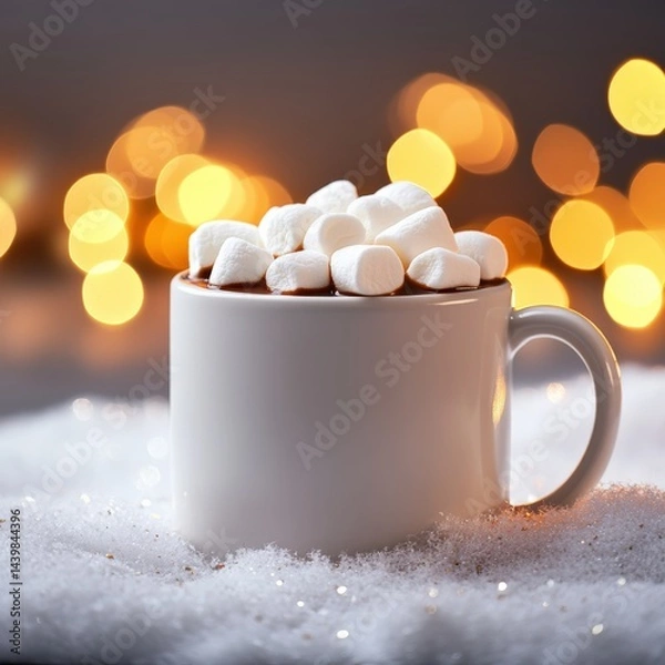 Obraz Hot cocoa with marshmallows