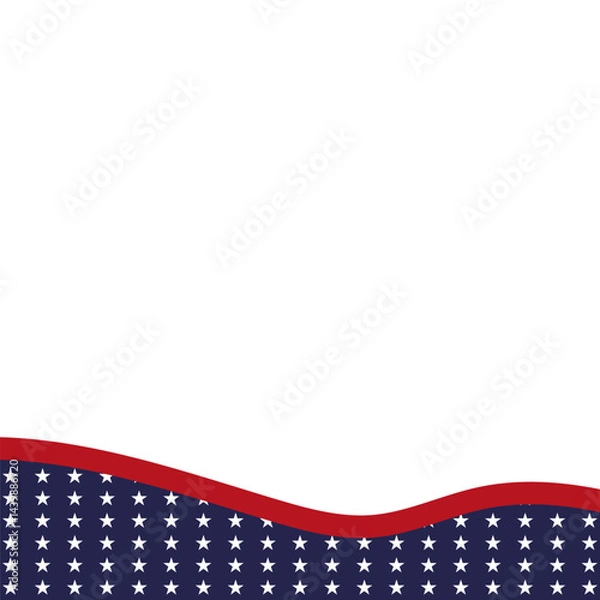 Obraz American Style Footer Shape