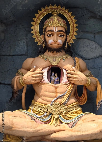 Obraz Lord Hanuman Showing Divine Heart