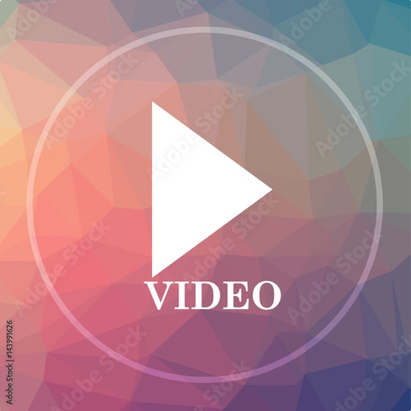 Obraz Video play icon