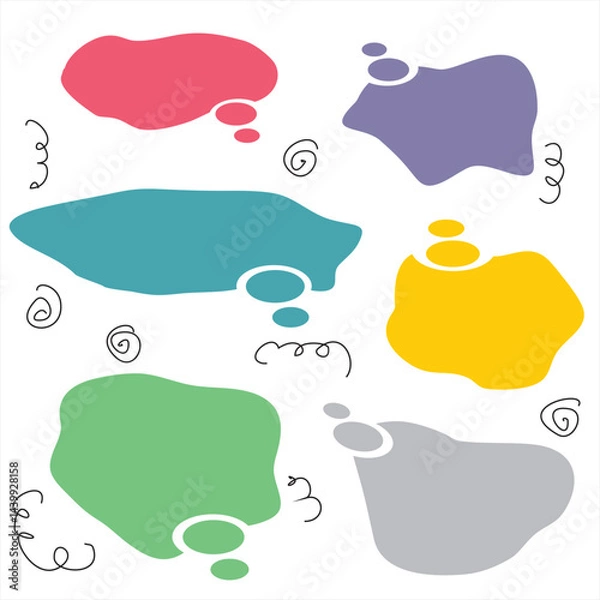 Obraz Thinking Cloud bubble.eps