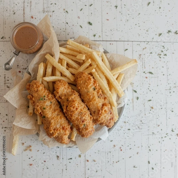 Obraz fish and chips