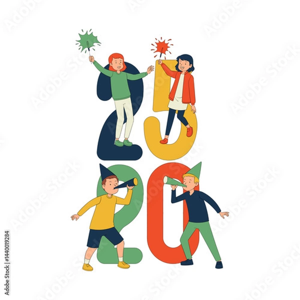 Obraz Happy New Year 2025