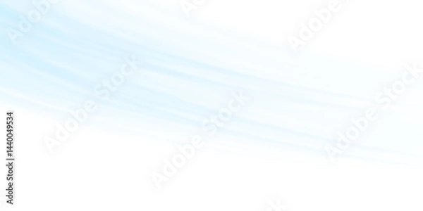 Fototapeta Air flow Isolated PNG and vector isolated. Effect of winter air and wind stream waves effect in blue color.