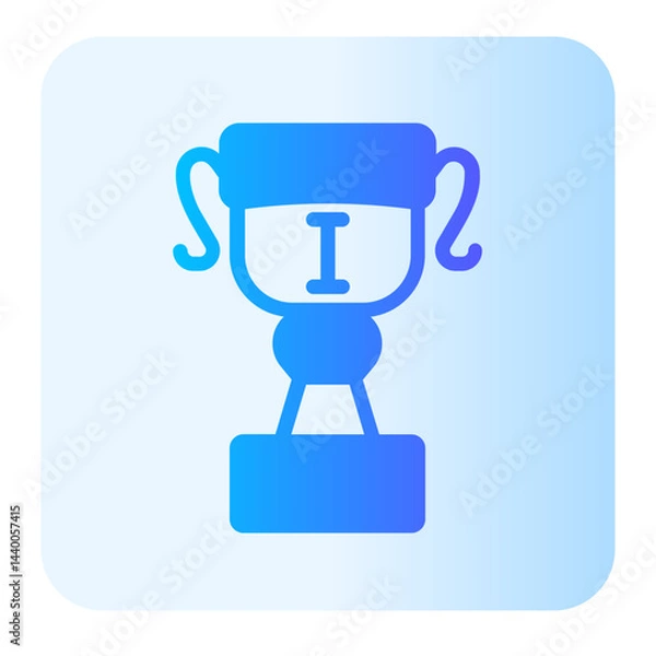 Obraz trophy gradient icon