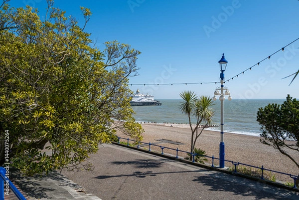 Fototapeta Eastbourne seafront looking towards the pier