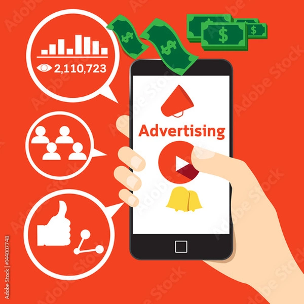 Obraz channel video content internet marketing online