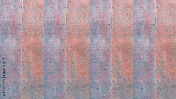 Obraz Pink texture of modern vintage retro wall tile, porcelain stoneware, glossy glazed tile slips - Tiles background, seamless pattern