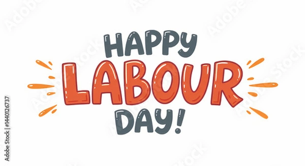 Fototapeta Happy Labour Day Image: Free Downloadable Graphic