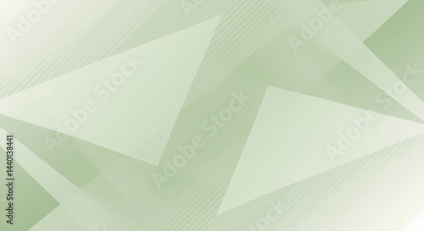Fototapeta Abstract Green Triangle Background Texture