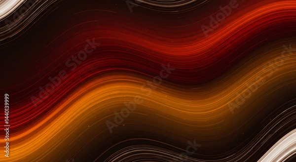Fototapeta Abstract Red Orange Brown Swirl Texture