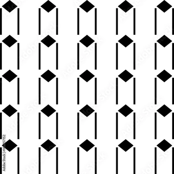 Fototapeta set of geometric shapes symbol sign triangle stripes texture decoration vector illustration 