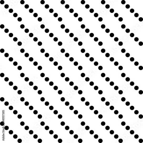 Fototapeta black and white dots texture art seamless round shape decoration geometric grid circle vector 