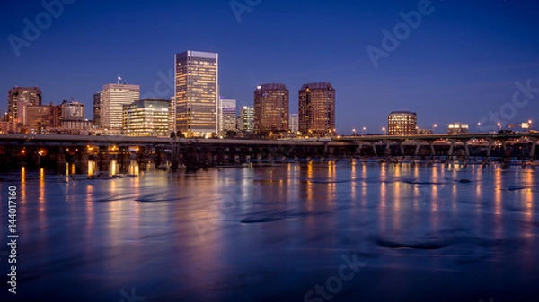 Obraz Richmond w nocy