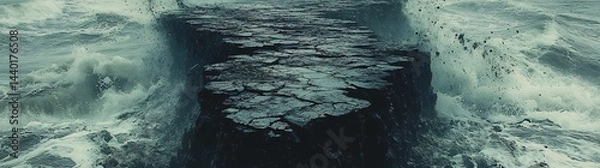Obraz blue water background