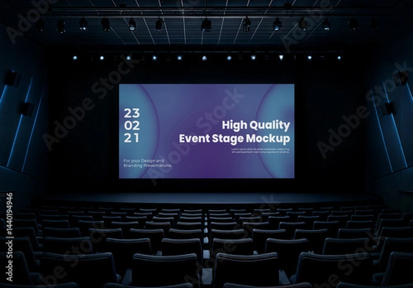 Obraz Event Stage Mockup