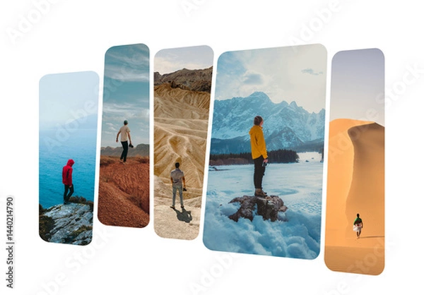Obraz Photo Collage Frame Effect Mockup