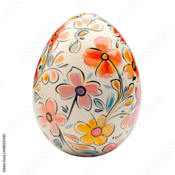 Fototapeta Easter Egg Decorated Background Hd  isolated on a transparent background
