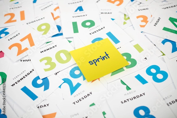 Obraz Agile software development - sprint