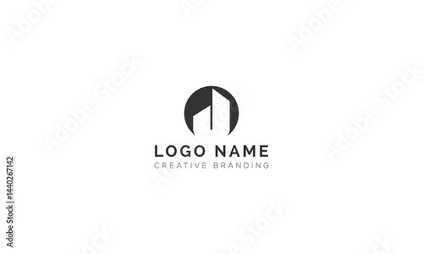 Fototapeta Minimalist J Logo for Branding and Identity.