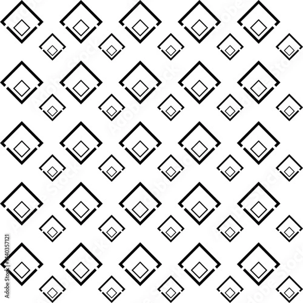 Fototapeta seamless geometric pattern puzzle art geometric concept textile tile pattern repeated vector illustration 