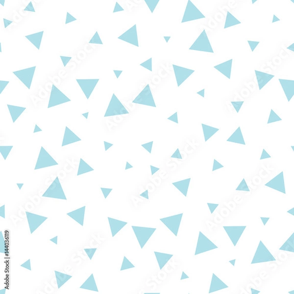 Fototapeta minimal graphic geometric triangle seamless memphis pattern