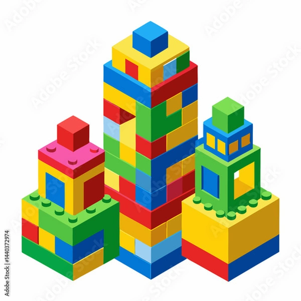 Fototapeta toy building blocks