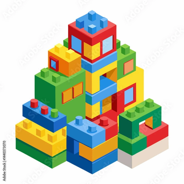 Fototapeta toy building blocks
